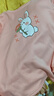 纖絲鳥(niǎo)（TINSINO）兒童保暖內衣秋冬男女童加絨內衣套裝中大童睡衣童裝 粉色小兔 曬單實(shí)拍圖