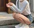 ubras七夕禮物【升級(jí)小奶皮肌底衣】修身打底女裝打底衫親膚顯瘦上衣 圓領(lǐng)-純白色 M 曬單實(shí)拍圖