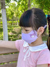 兒童過(guò)敏性鼻專(zhuān)用口罩炎防花粉灰塵病菌冷空氣防護過(guò)濾孔透氣防曬 【美樂(lè )蒂粉-均碼3-12歲可調節】 曬單實(shí)拍圖