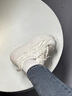 ZCVRR厚底增高小白鞋女2025夏季新款板鞋百搭網(wǎng)面透氣時尚休閑運動女鞋 米白色 37 (235mm) 曬單實拍圖