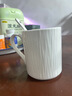 唐山骨瓷馬克杯極簡(jiǎn)水杯辦公室水杯白色杯子女生高顏值牛奶杯 樹紋馬克杯（容量350ml） 曬單實(shí)拍圖