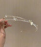 昂比熊森系氣質(zhì)感蝴蝶發(fā)卡發(fā)箍法式雙層仿珍珠頭箍女百搭外出壓發(fā)頭飾 【仙發(fā)箍】雙層交叉蝴蝶 曬單實(shí)拍圖