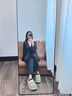 JIOESC法式高級(jí)感冰絲睡衣女夏款2024新款春秋季吊帶家居服三件套帶胸墊 黑色（吊帶+開衫+長(zhǎng)褲） M 建議80-100 曬單實(shí)拍圖