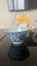 末都景德鎮(zhèn)手工手繪功夫茶具茶杯主人杯個(gè)人杯單個(gè)陶瓷復(fù)古青花品茗杯 汾水蓮（大口杯）手工復(fù)古青花 曬單實(shí)拍圖