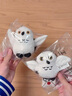 皓奇樂(lè )（HUGKIS）哈利波特聯(lián)名同款毛絨掛件可愛(ài)貓頭鷹海德薇玩偶掛飾公仔鑰匙扣 海德薇站肩磁吸毛絨掛件10cm 曬單實(shí)拍圖