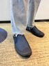 回力網(wǎng)鞋男夏季透氣薄款男鞋軟底一腳蹬懶人鞋子男士休閑百搭健步鞋男 藍色 40 曬單實(shí)拍圖