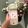 鴻迪塑料水杯女兒童高顏值可愛少女戶外便攜吸管杯大容量學(xué)生隨手杯子 綠色狗狗 500ml 曬單實拍圖