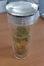 水宜生雙層玻璃杯男士泡茶杯子車載口杯弱堿泡茶杯高檔銀幣杯商務(wù)水晶杯 G815【一帆風(fēng)順】380ml禮盒裝 曬單實拍圖