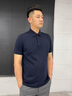 萊克斯頓短袖男【商場(chǎng)同款】夏季新款5A抗菌防螨polo衫t恤男 深藍色-純色款 均碼 XL 曬單實(shí)拍圖
