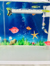漾夢(mèng)江魚(yú)缸背景貼紙高清圖3D立體背景畫(huà)水族箱壁紙海底世界造景自粘畫(huà) 海洋小魚(yú)-1 40x0x30cm 曬單實(shí)拍圖