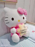 柳夏hello kitty玩偶超大哈嘍kt毛絨玩具凱蒂貓kitty貓公仔hello kitt 粉色抱心 80cm(坐高1米) 曬單實拍圖