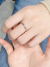 中國黃金 990足銀郁金香情侶戒指男女一對戒首飾結婚紀念日禮物送女友 【浪漫玫瑰禮盒】*八倉發(fā)貨*當/次日達 曬單實拍圖