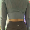 ACKDCS高顏值瑜伽服上衣女秋季新款帶胸墊運動(dòng)網(wǎng)球防震長(cháng)袖普拉提健身服 曬單實(shí)拍圖