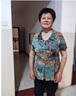 芙琦萊中老年媽媽夏裝套裝新款短袖t恤闊太太50歲60老年女裝大碼奶奶裝 藍色【上衣】 4XL 【建議130斤-145斤左右】 曬單實(shí)拍圖