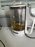 摩飛電器（Morphyrichards）迷你養(yǎng)生壺多功能一體辦公室煮茶壺煮茶器花茶壺養(yǎng)生杯燒水壺燕窩壺電熱水壺帶玻璃燉盅 MR6086 椰奶白 0.6L 曬單實拍圖