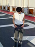 冰絲背心男士運動夏季透氣速干體恤衫涼感無袖T恤坎肩汗背心 黑色 九號  006純色背心 XL 【115-130斤】 曬單實拍圖