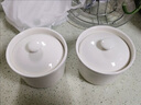 慕柯小瓦罐湯燉盅家用老式燉盅壇子煲湯隔水燉瓦罐一人蒸盅煲湯商用 (400ml+蓋)-2個(gè)裝 白色燉罐 400ml 曬單實(shí)拍圖