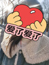 德瑪納時(shí)髦復(fù)古大翻領(lǐng)外套冬款牛仔復(fù)合仿羊羔絨牛仔外套女 深牛仔藍(lán) L  曬單實(shí)拍圖