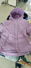 戴維貝拉（DAVE＆BELLA）加厚保暖連帽女童棉服男童棉衣外套兒童冬裝幼兒小童冬天外出棉襖 極光紫DB16285-A 140 cm（建議身高130-140cm） 曬單實拍圖