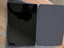 疆科適用三星Galaxy Tab A8保護(hù)套10.5英寸平板電腦新款三折硅膠翻蓋全包防摔保護(hù)殼簡約純色膚感殼 【靜夜黑】翻蓋平板保護(hù)套 三星平板Tab A8【10.5英寸】 曬單實(shí)拍圖