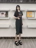 大東女士魔術(shù)貼老爹涼鞋女2025夏季新款網(wǎng)紅仙女時尚厚底百搭沙灘涼鞋 黑色 專柜新品 40 專柜新品 曬單實拍圖