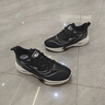 回力跑步鞋男鞋春夏運動(dòng)休閑鞋新款飛織透氣男士一腳蹬鞋子 黑色 42 曬單實(shí)拍圖