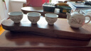 四方亭景德鎮汝窯蓋碗功夫茶具套裝陶瓷家用中式茶杯茶壺整套禮盒辦公室 16頭山水-全套套裝-禮盒裝 曬單實(shí)拍圖