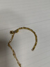 夢金園七夕情人節(jié) S925銀手鐲銀手鏈 竹節(jié)銀手鐲鈴蘭花手鏈 生日禮物女 A款手鏈18cm-約3.92g 曬單實(shí)拍圖