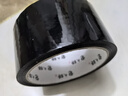 包大師彩色膠帶黑色48mm*50m*6卷/筒快遞打包膠帶標(biāo)識分類膠帶封箱膠帶可定制 曬單實拍圖