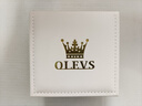 歐利時(shí)（OLEVS）瑞士認(rèn)證品牌手表男超薄男士手表多功能夜光防水高檔男表送老公 銀黑鋼帶|禮盒包裝|定制刻字 曬單實(shí)拍圖