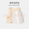 翹腳鴨嬰兒衣服220g馬甲新生兒夾棉背心坎肩純棉滿(mǎn)月寶寶外套百天秋冬季 曬單實(shí)拍圖