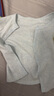 小三月新生兒嬰兒衣服a類(lèi)純棉秋衣秋褲套裝開(kāi)襠無(wú)骨男女寶寶分體兩件套 雪花棉小熊藍套裝 73 碼，建議15-20斤 曬單實(shí)拍圖