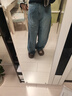 LILY萊賽爾美式復(fù)古寬松繭型修飾身型顯瘦休閑牛仔褲 419牛仔藍(lán) M 曬單實(shí)拍圖