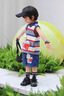 G.DUCKKIDS小黃鴨聯(lián)名奧特曼衣服男童無(wú)袖套裝夏季小男孩寶寶兒童背心夏裝 藏青色 140 (建議125-135cm 7-8周歲） 曬單實(shí)拍圖