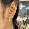 Warme Farben 法式浪漫心形耳扣女小眾設(shè)計復(fù)古耳環(huán)2025新款耳墜養(yǎng)耳百搭耳飾 心形耳扣-金色 曬單實拍圖