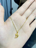 中國黃金（CHINA GOLD）海豚之戀黃金項鏈女士足金吊墜生日禮物送女友老婆結婚紀念日 精美禮盒【請勿拍】 曬單實(shí)拍圖
