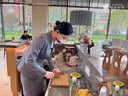 紫魅俏空姐制服職業(yè)套裝女春秋時(shí)尚前臺美容師工作服女職業(yè)氣質(zhì)西服套裙 寶藍西裝 S 曬單實(shí)拍圖
