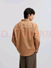 森馬（Semir）森馬長(zhǎng)袖襯衫男春季經(jīng)典翻領(lǐng)字母印花上衣101124105115 曬單實(shí)拍圖