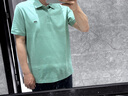 霞湖世家【龍麟紋POLO衫】涼感夏季7A抑菌防螨透氣休閑男士翻領(lǐng)T恤 曬單實(shí)拍圖