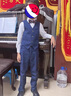 DOMIAMIAKIDS男童禮服花童西裝小男生兒童合唱服鋼琴演出服主持人畢業(yè)服裝 藏青色馬甲四件套 160 （身高150-160/體重78-88斤） 曬單實(shí)拍圖