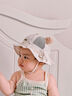 貝娜茜嬰兒帽子夏季春秋男寶寶遮陽(yáng)帽嬰幼兒6-12個(gè)月防曬帽漁夫帽太陽(yáng)帽 小熊熊-米色【網(wǎng)格款】 4個(gè)月-18個(gè)月（40-48CM） 曬單實(shí)拍圖
