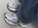 美津濃運動(dòng)鞋女鞋跑步鞋speed2k減震防滑增高休閑鞋男鞋復古銀色老爹鞋 17/冰川灰/銀色/筍色【SPEED 2K】 38 內長(cháng)240mm 曬單實(shí)拍圖