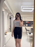 婷美塑身褲女高腰收腹提臀美體褲束腰顯瘦無(wú)痕打底塑形內褲 黑色 M 曬單實(shí)拍圖