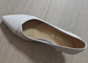 紅蜻蜓高跟鞋女夏季職場工作鞋氣質(zhì)細跟單鞋女 WLB14272 米色 39 曬單實拍圖