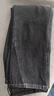 品彩（PinCai）加絨牛仔褲女秋冬加厚闊腿褲復古顯瘦直筒休閑牛仔長(cháng)褲P144N3012 曬單實(shí)拍圖