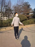 JCZS2025新款中考體育考試專用跳繩智能計數(shù)鋼絲初中生學(xué)生不打結(jié) 【中考專用】黑色【高速軸承/防 曬單實拍圖