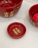京悠雨歡喜紅色結(jié)婚餐具禮盒中式新婚送新人訂婚禮物碗筷套裝伴手禮 歡喜一人食 （禮盒裝） 曬單實(shí)拍圖