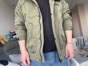 吉普（JEEP）外套男士春秋季沖鋒夾克工裝男裝休閑潮流連帽上衣服 軍綠色 XL 曬單實拍圖