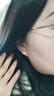 寶慶銀樓黃金耳釘足金光面圓球金耳釘女生日禮物520情人節(jié)禮物送老婆女友 約0.3g 曬單實拍圖