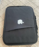 摩奇奧（MOQO）蘋(píng)果iPad11英寸pro12.9平板內膽收納包air4mini6鍵盤(pán)袋pad電腦包 清新黑(銀蘋(píng)果版)夜光 內置筆槽 13.3英寸 曬單實(shí)拍圖